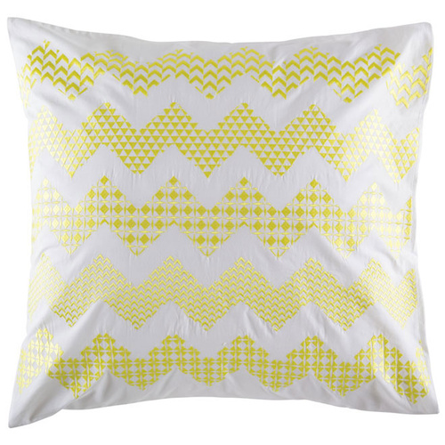 Zig Zag Citrus Cushion by Kas