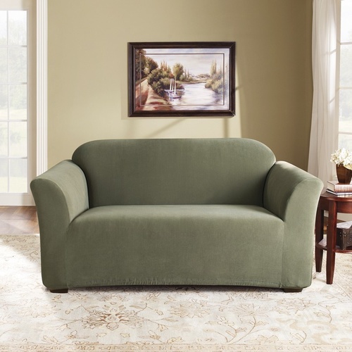 Pearson 2 Seater Sage Sofa Cover by Sure Fit