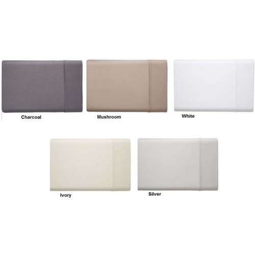 1000TC Cotton Sateen Ivory King Sheet Set by Phase 2