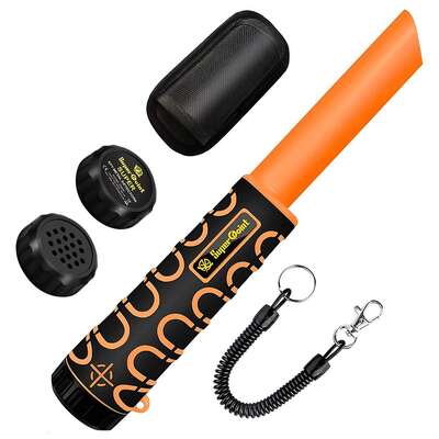 High Sensitivity Underwater Metal Detector - IP68 Waterproof, Orange