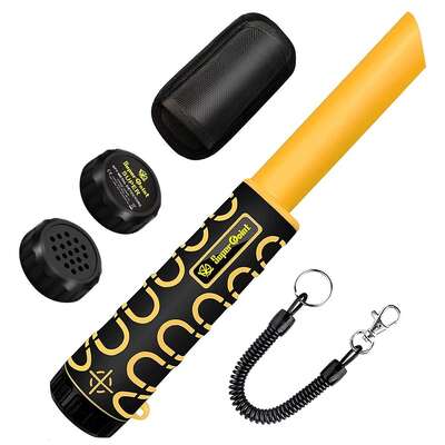 High Sensitivity Underwater Metal Detector - IP68 Waterproof, Yellow