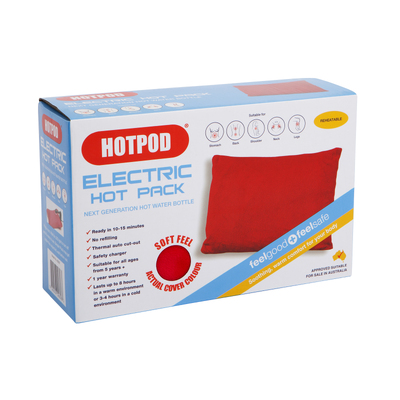 Electric Hot Pack Water Bottle Reheat-Able Pillow Pad Sleep Aid