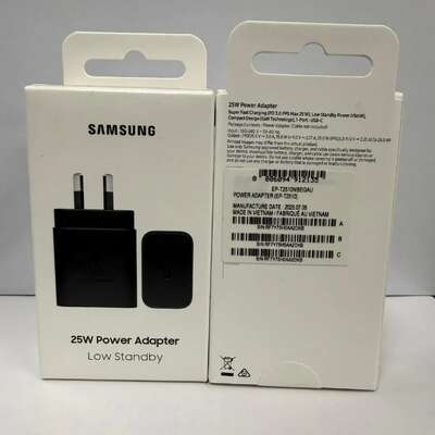 Samsung 25W USB-C GaN Wall Charger Black | EXTG
