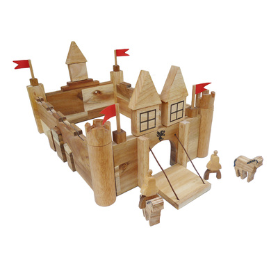 Wooden Castle Building Set