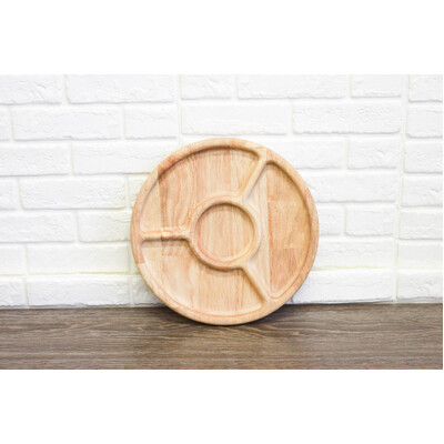 Round Dividing Feeding Tray