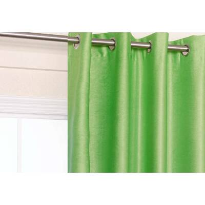 Apple Green Blockout Eyelet Curtain 140x221cm
