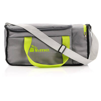 20L Foldable Gym Bag (Grey / Green)