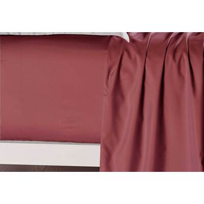 King Size Burgundy Color Fitted Sheet