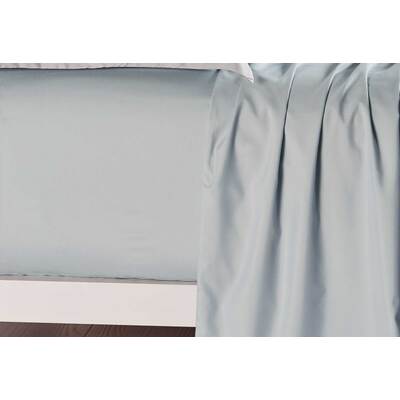 King Size Blue Fog Color Fitted Sheet