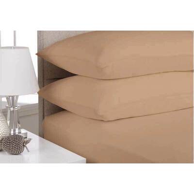 King Size Blush Color Egyptian Cotton Flannelette Sheet Set (3PCS)
