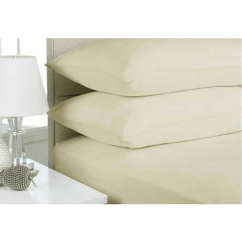 King Size Stone Color Egyptian Cotton Flannelette Sheet Set (3PCS)