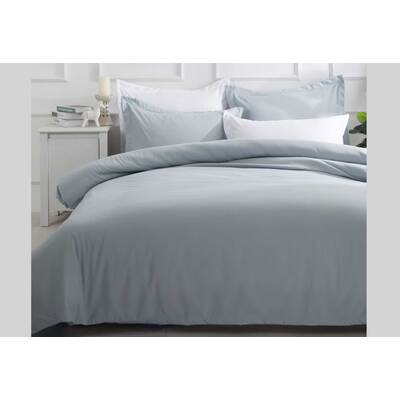 Single Size Blue Fog Quilt Cover Set (2PCS)