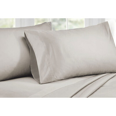 King Size 1000TC Cotton Rich Sheet Set (Silver Color)
