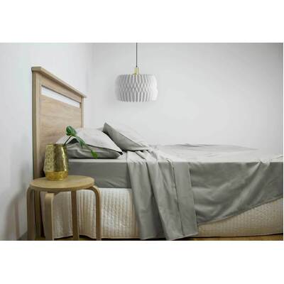 King Size 2500TC Cotton Rich Sheet Set (Grey Color)