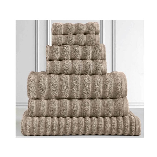 Egyptian Cotton 600GSM 7pcs Towel Pack (Taupe Color)