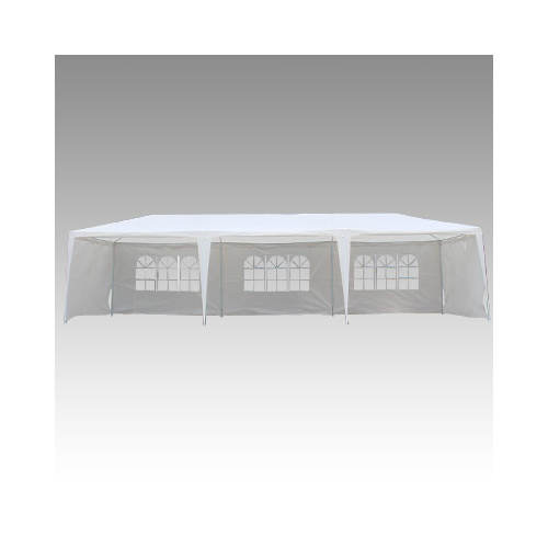 3x9m Wedding Outdoor Gazebo Marquee Tent Canopy WHITE