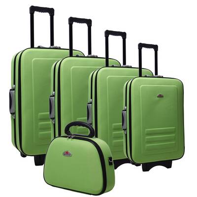 5pc Suitcase Trolley Travel Bag Luggage Set LIME