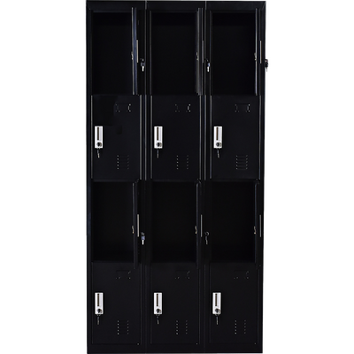 12 Door Locker - Office/Gym - Black