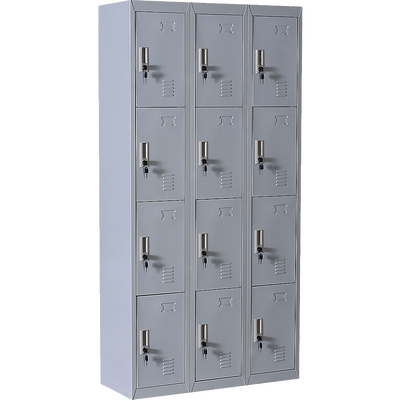 12 Door Locker - Office/Gym - Light Grey