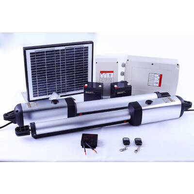 700KG Double Swing Auto Motor Gate Opener with Solar