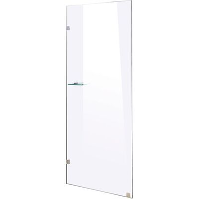 700 x 2100mm Frameless 10mm Safety Glass Shower Screen