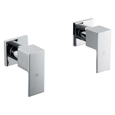 Chrome Bathroom Shower / Bath Mixer Tap Set w/ WaterMark