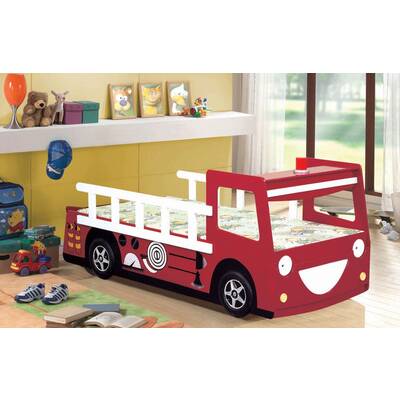 Red Fire Engine Bed
