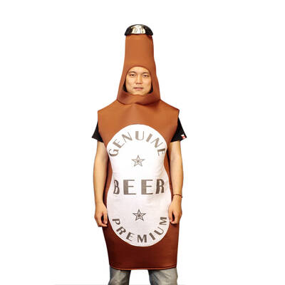 Beer Bottle One Size Fits all Adults Costume