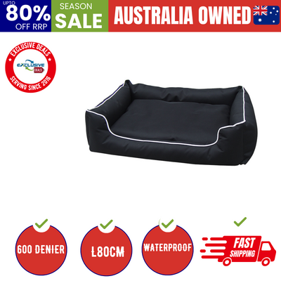 80cm x 64cm Heavy Duty Waterproof Dog Bed
