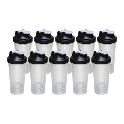10x Shaker Bottles Protein Mixer Gym Sports Drink