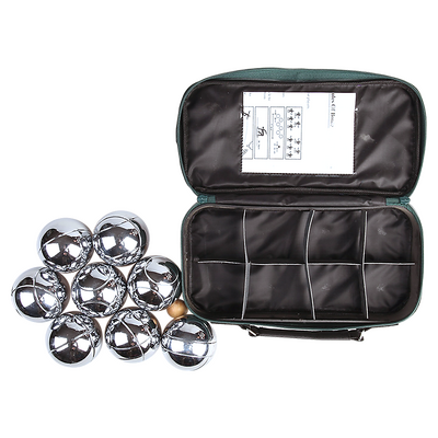 Deluxe Boules Bocce 8 Alloy Ball Set