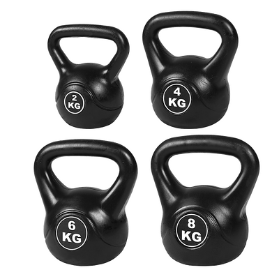 4Pcs Exercise Kettle Bell Weight Set 20Kg