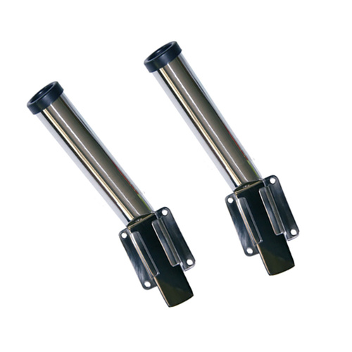 2 x Removable 316 Marine SS Boat Fishing Rod Holders