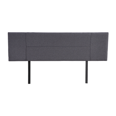 Linen Fabric King Bed Headboard Bedhead - Grey