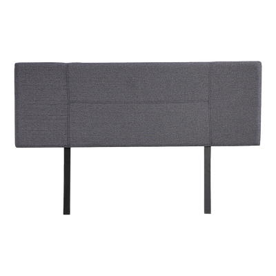 Linen Fabric Queen Bed Headboard Bedhead - Grey