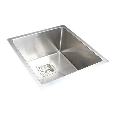 430x455mm Stainless Steel Kitchen Sink with Square Waste
