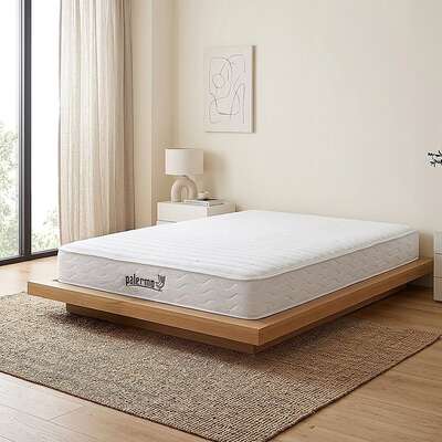 Contour Encased Coil Queen Mattress – Hybrid Support with CertiPUR-US Certified Foam Comfort Layers