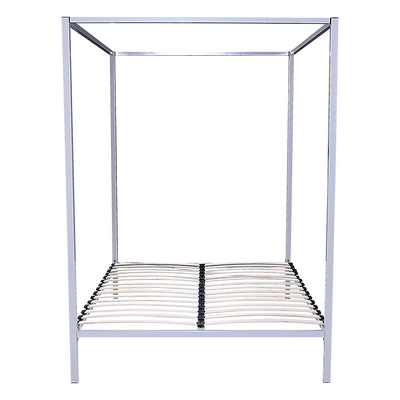 4 Four Poster Queen Bed Frame Metal