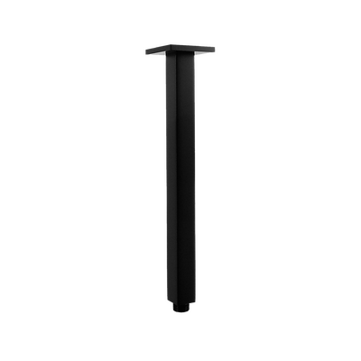Shower Head Arm Wall Connector Electroplated Matte Black Finish