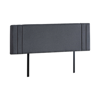 Elite Linen Fabric King Bed Deluxe Headboard - Grey