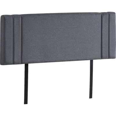 Modern Linen Fabric Queen Bed Deluxe Headboard - Grey