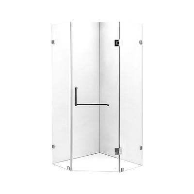 900 x 900mm Frameless 10mm Glass Shower Screen