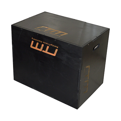 3 In 1 Black Wood Plyo Games Plyometric Jump Box