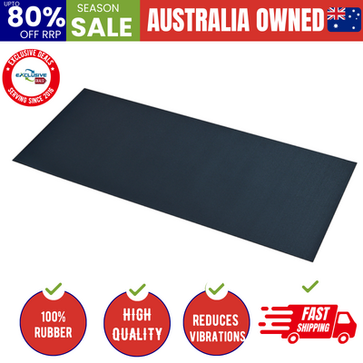 2M Gym Rubber Floor Mat Reduce Treadmill Vibration