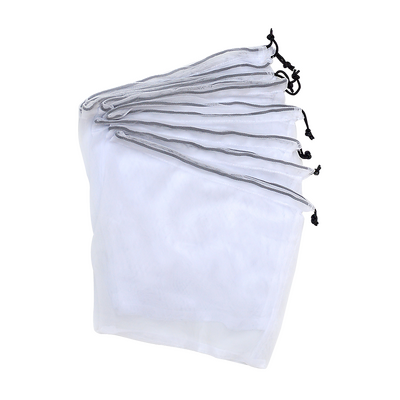 Reusable Produce Bags Fruit & Vegetable Shop Grocery Fridge Eco Mesh 8 Pack