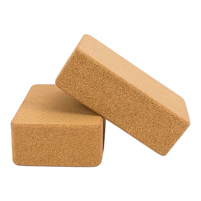 2 ECO-Friendly Cork Yoga Block Organic Yoga Brick