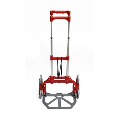 Stair Climbing Trolley 6 Wheels Aluminium Folding Hand Cart Climb Steps