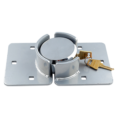 Van Door Lock With Brackets - Heavy Duty Security Vehicle Hasp Padlock