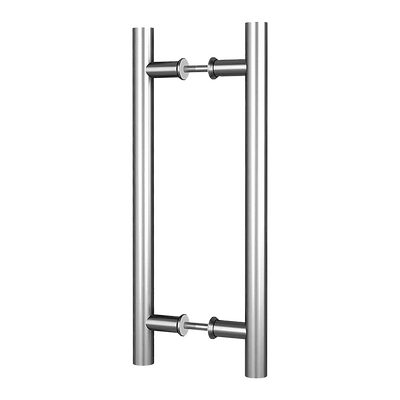 Modern 300mm Stainless Steel Push Pull Door Handle for Wood & Glass Doors