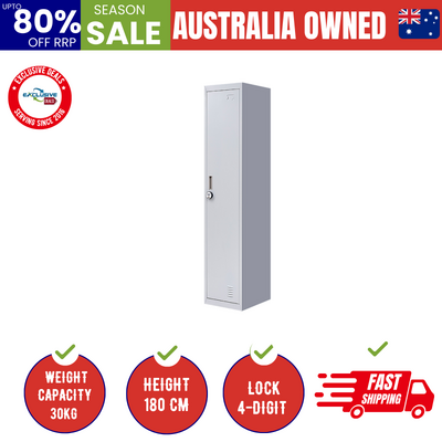 One-Door Storage Cabinet Practical Office Gym Solution